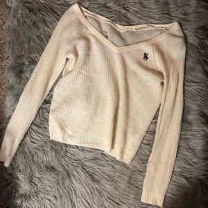 Off the shoulder sweater